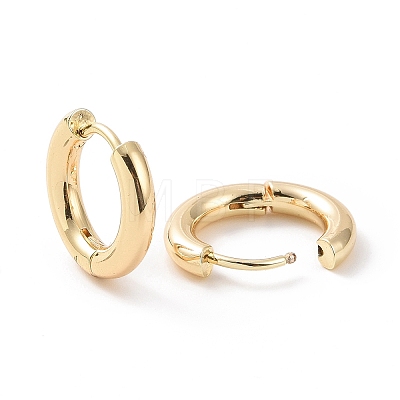 Brass Huggie Hoop Earrings for Women EJEW-A083-04G-1