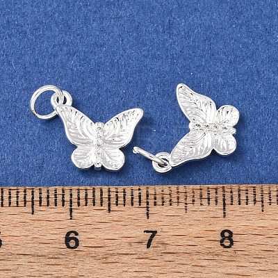 Brass Micro Pave Cubic Zirconia Pendants KK-C143-36B-S-1