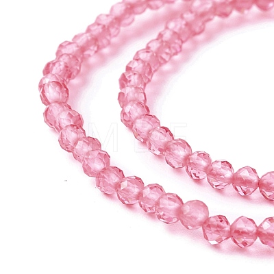 Transparent Glass Beads Strands GLAA-C019-01A-19-1