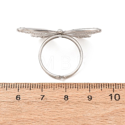 304 Stainless Steel Cuff Open Rings SA-CBA521B-02P-1