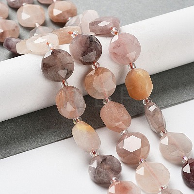 Natural Multi-Moonstone Beads Strands G-NH0004-016-1