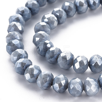 Opaque Baking Paint Glass Beads Strands LS-EGLA-N006-010A-B03-1