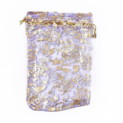 Printed Organza Bags with Drawstring OP-XCP0001-04-1