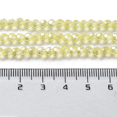 Electroplate Glass Bead Strands LS-EGLA-R015-4mm-26-1