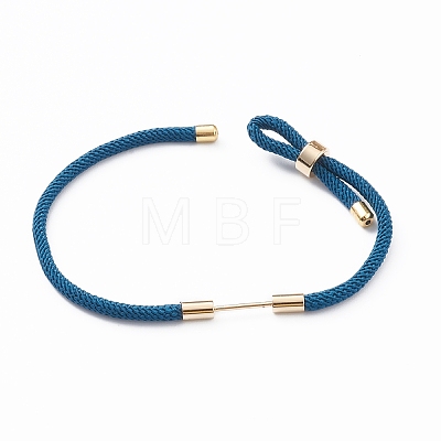 Braided Nylon Cord Bracelet Making MAK-A017-D01-05G-1