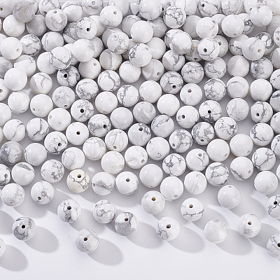 Natural Howlite Beads G-NB0001-04-1
