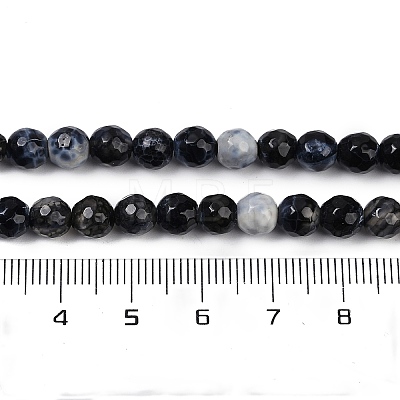 Natural Fire Crackle Agate Beads Strands G-C082-A01-48-1