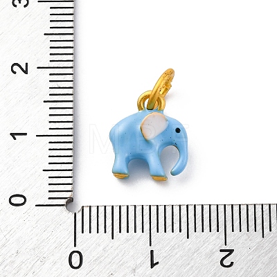 Alloy Enamel Charms ENAM-E362-13C-1