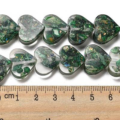 Dyed Natural Imperial Jasper with Resin Beads Strands G-G083-B06-01-1