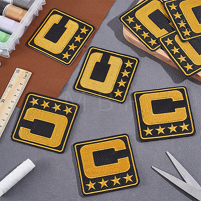 Computerized Embroidery Cloth Iron on/Sew on Patches PATC-WH0006-91C-1