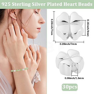 30Pcs Alloy Beads FIND-BBC0005-16B-S-1
