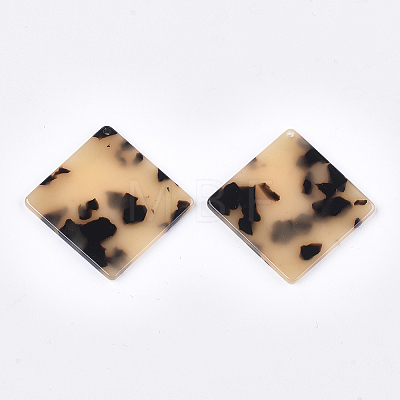 Cellulose Acetate(Resin) Pendants KY-T011-04B-01-1