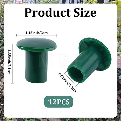 PVC Garden Bamboo Pole Cover AJEW-CP0010-86B-1