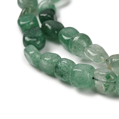 Natural Green Strawberry Quartz Beads Strands G-P497-01E-23-1