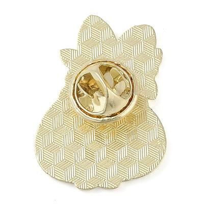 Bunny Zinc Alloy Enamel Brooch JEWB-C034-07C-G-1