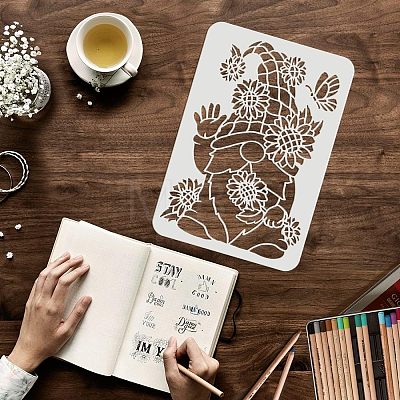 Plastic Reusable Drawing Painting Stencils Templates DIY-WH0202-259-1