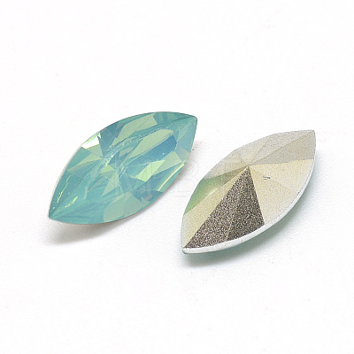 Pointed Back Resin Rhinestone Cabochons RESI-T016-5x10mm-A20-1