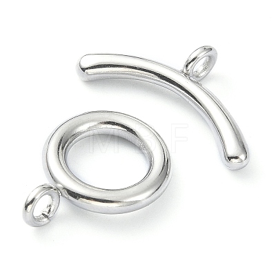 304 Stainless Steel Toggle Clasps STAS-E194-09P-A-1