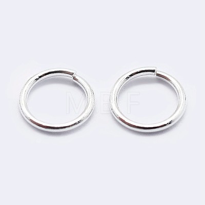 925 Sterling Silver Open Jump Rings STER-F036-02S-1x4mm-1