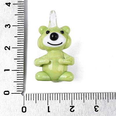 Handmade Lampwork Pendants LAMP-N034-24D-1