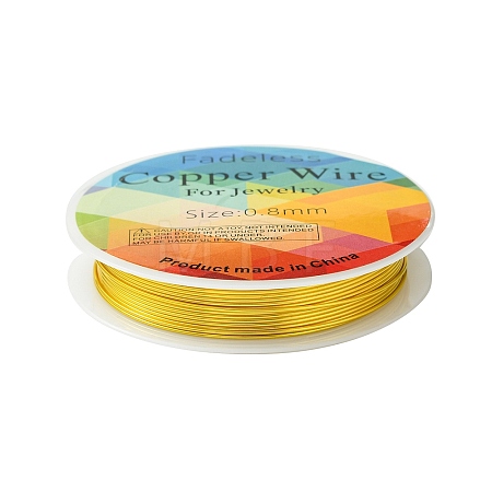 Round Copper Jewelry Wire X-CWIR-CW0.8mm-07-1