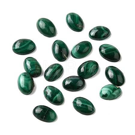 Natural Malachite Cabochons G-E557-03O-1