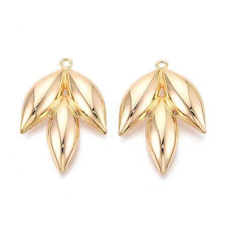 Brass Pendants KK-N263-122G-1