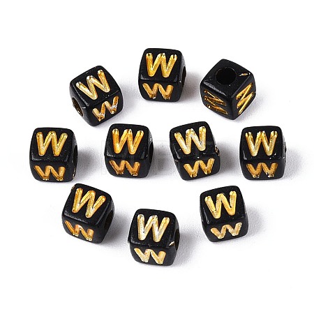 Opaque Acrylic Beads SACR-T035-20W-1