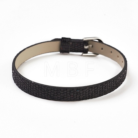 PU Leather Watch Band Strap BJEW-E350-10E-1