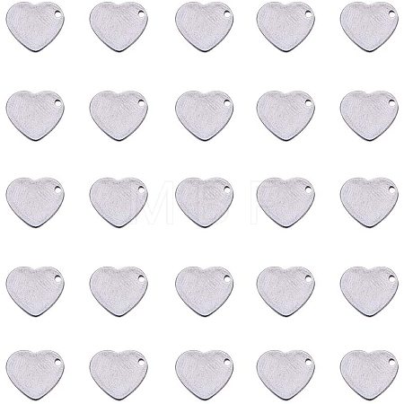Handmade Gifts Ideas for Valentines Day 304 Stainless Steel Stamping Blank Tag Pendants STAS-PH0010-20-1