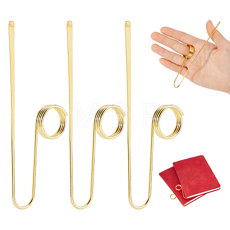 Alloy Book Clip AJEW-WH0609-633G-1
