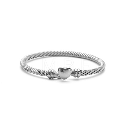 304 Stainless Steel Bangles for Women FS-WG55054-04-1