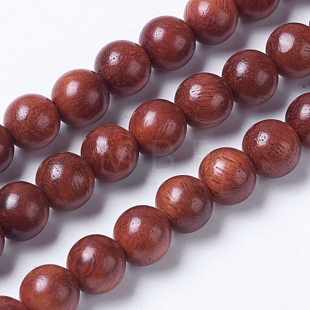 Natural Wood Beads Strands WOOD-J001-04-6mm-1