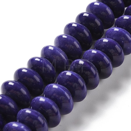 Glazed Porcelain Beads PORC-E017-02J-1