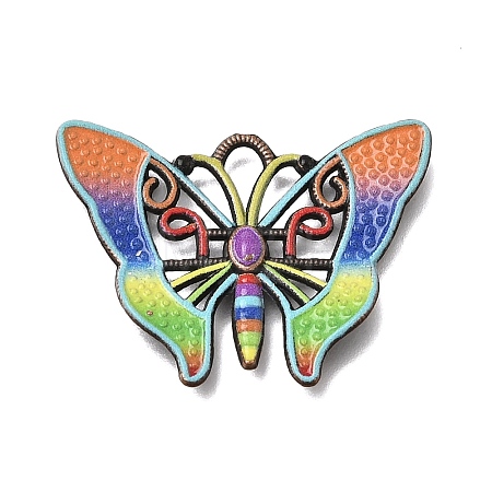Alloy Enamel Pendants FIND-C097-01H-R-1