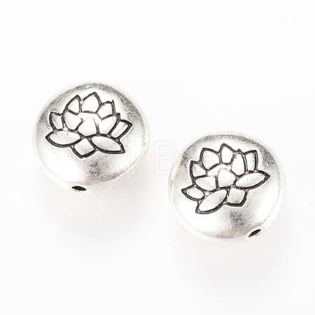 Tibetan Style Alloy Beads TIBEB-Q067-08AS-NR-1