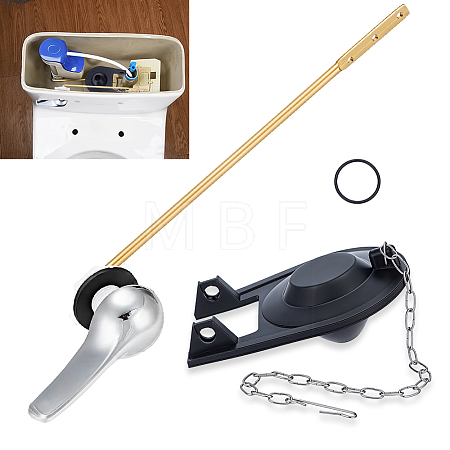 1Pc Brass Toilet Tank Lever Handle AJEW-GA0010-67-1