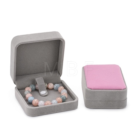 Square Velvet Bracelet/Bangle Boxes X-VBOX-D007-02B-1