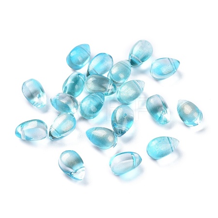 Transparent Glass Charms X-GGLA-M004-05B-02-1