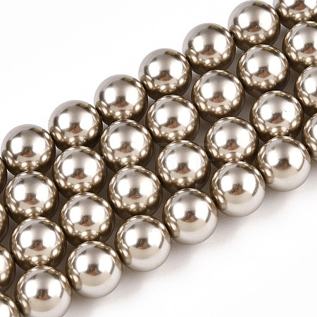 Glass Pearl Beads Strands HY-G002-01F-13-1
