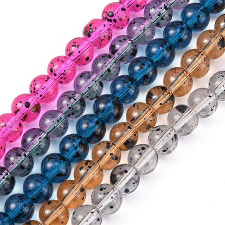 Glass Beads Strands GLAA-C017-8mm-M-1