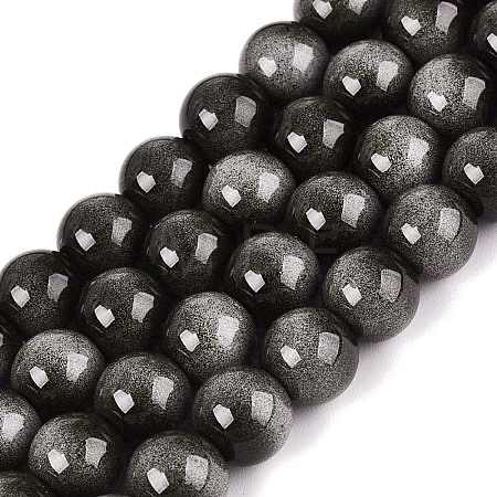 Imitation Tiger Eye Glass Beads Strands GLAA-Q106-03A-B01-1