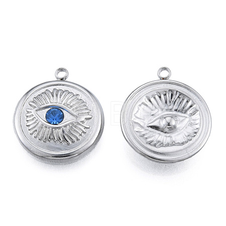 304 Stainless Steel Pendants STAS-N098-166P-1