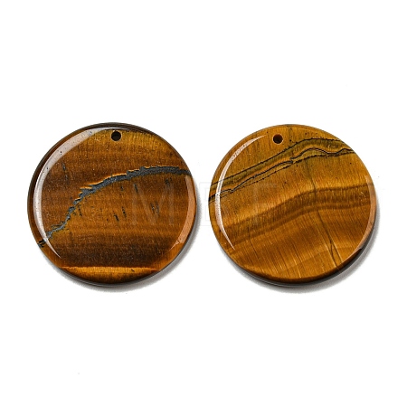 Natural Tiger Eye Pendants G-B071-01M-1