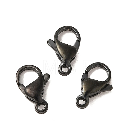Ion Plating(IP) 304 Stainless Steel Lobster Claw Clasps STAS-AB10-B-1