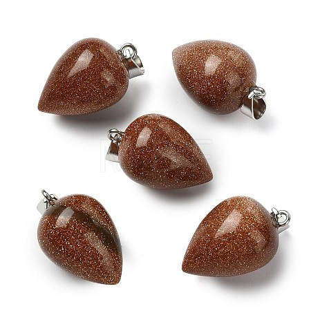 Synthetic Goldstone Pendants GG-K002-13X-1