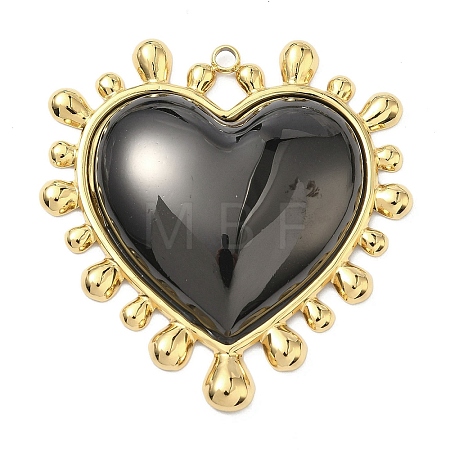 Two-tone 304 Stainless Steel Big Pendants X-STAS-G371-19EB-1