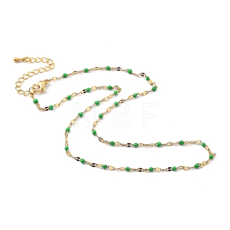 304 Stainless Steel Link Chain Necklaces NJEW-JN03084-07-1