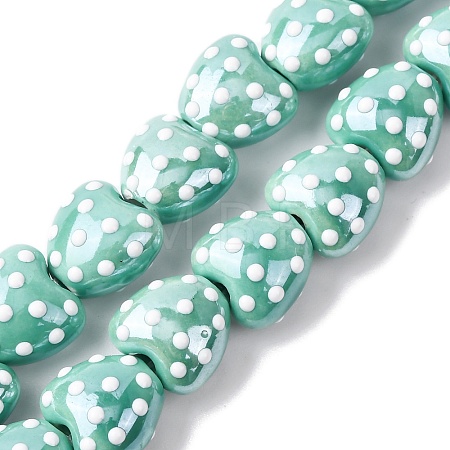 Handmade Porcelain Beads PORC-K010-07B-1