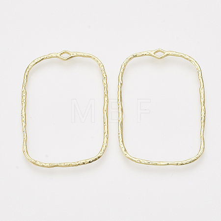Alloy Open Back Bezel Pendants X-PALLOY-S121-81-1